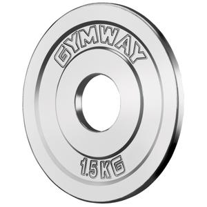 k9387-weight-plate-gymway-friction-grip-1-5-kg-silver-one-size