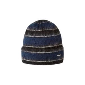 k3725-bk001-bonnet-kangol-fuzzy-stripe-black-one-size